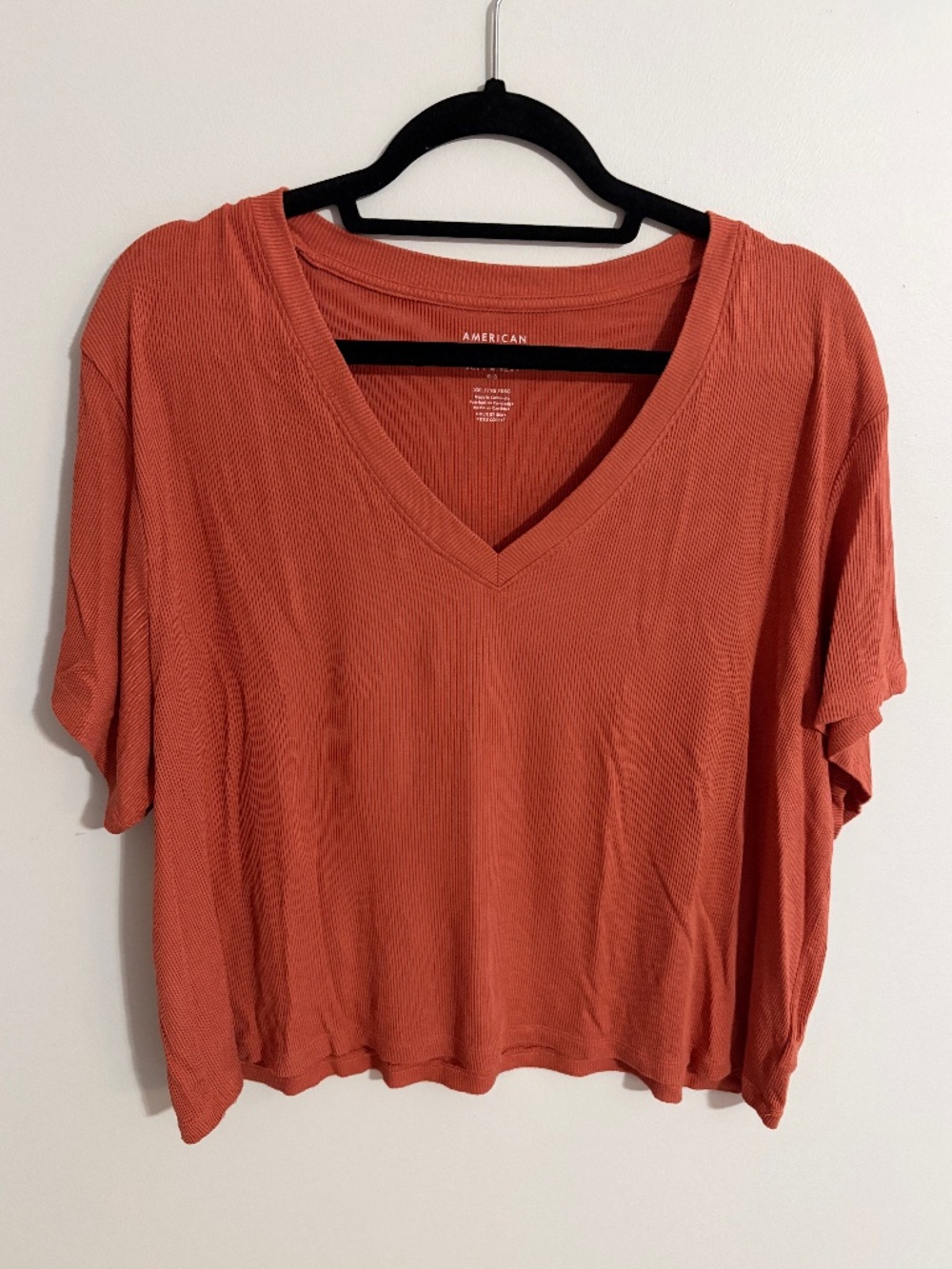 American Eagle soft and sexy ribbed crop top